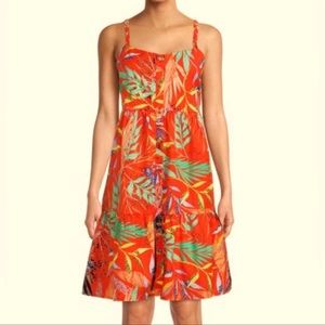 NWT 2 for $20 Beach Lunch Lounge Women's Braided Strap Button Front Dress